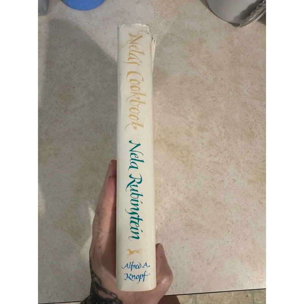 Nela's Cookbook Nela Rubinstein 1983 First Edition Hardcover Alfred A Knopf Book